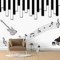 thumbnail image 3 of IDEA4WALL 4pcs Street Graffiti Peel and Stick Wallpaper Removable Wall Murals Large Wall Stickers for Home Decoration, 66"x24", 3 of 5