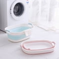 thumbnail image 2 of Bañera para mascotas NQ plegable y portátil de gran capacidad con drenaje rápido blanco rosa pequeño, 2 of 4
