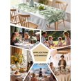 thumbnail image 5 of Sage Green Eucalyptus Leaves Table Cloth, Spring Summer Botanical Floral Waterproof Tablecloth for Rectangle Tables, Reusable Washable Fabric Table Cover for Restaurant Kitchen Dining Tables 52"x70", 5 of 6