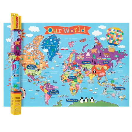 WORLD MAP FOR KIDS (Best World Map For Kids)