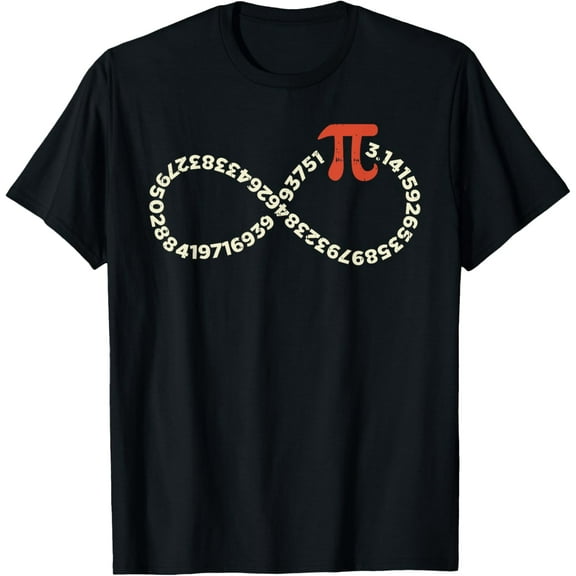 Funny Pi Day Shirt Infinity Symbol Math Geek Infinite Sign T-Shirt