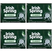 Irish Spring Charcoal Bar Soap 8 Bars Total 3.2 oz Each