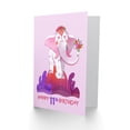 thumbnail image 2 of Elephant Flower 11th Birthday Greetings Card Plus Envelope Blank inside, 2 of 3
