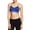 White, variant on balanced tech women's ultimate performance seamless sports bra - monaco blue - medium
