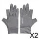 thumbnail image 1 of Guantes de medio ,protector solar al aire libre conducción guantes de seda de hielo mujeres, de hombre protección solar suave transpirable,absorbente de sudor antideslizante, 1 of 8