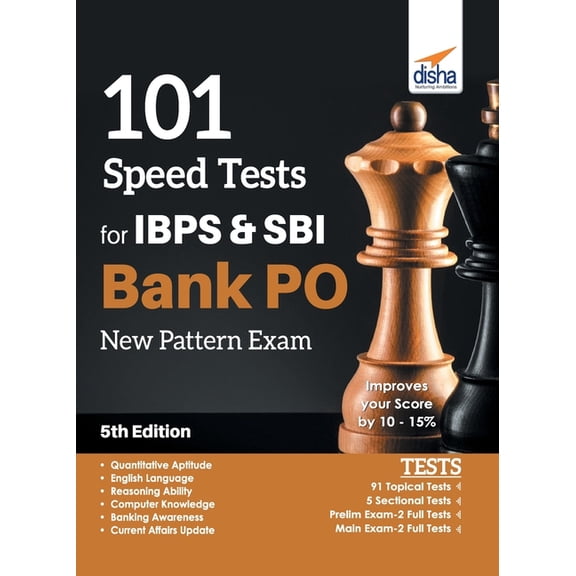 101 Speed Tests for IBPS & SBI Bank PO New Pattern Exam 5th Edition, (Paperback)