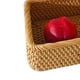 thumbnail image 1 of Cesta De Mimbre Cesta de mimbre hecha a mano Caja de almacenamiento de cosméticos de alimentos para el hogar para bocadillos de pastel (S) Likrtyny  Libre de BPA, 1 of 6