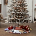 thumbnail image 4 of Defioc Bluey for Christmas Tree Skirt Snowman Xmas Tree Skirt Farmhouse Christmas Decorations Tree Mat for Holiday Party Decor-30", 4 of 6