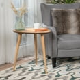 thumbnail image 1 of Naja Natural Finish Wood End Table, 1 of 6