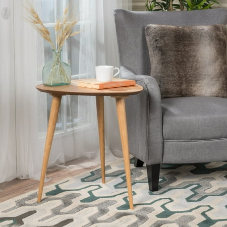 Mountain Woods Natural Wood - Noble House Newman Natural Finish Wood End Table