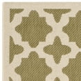 thumbnail image 2 of SAFAVIEH Courtyard Amanda Geometric Indoor/Outdoor Runner Rug, 2'3" x 10', Green/Beige, 2 of 4