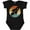 AB-Black, variant on Inktastic Space Rocket Retro Sunset Boys or Girls Baby Bodysuit