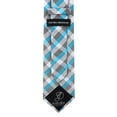 thumbnail image 3 of Turquoise and Gray Necktie for Him - Turquoise Tie's for Men - Gray and Turquoise Blue Wedding Tes, 3 of 5