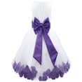 thumbnail image 4 of renvena Flower Girl Dress Wedding Infant Toddler Flower Petals Tulle Layer Maxi Dress, 4 of 7