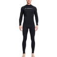 thumbnail image 1 of Naiovety Trajes de Neopreno Traje de Buceo Traje de Neopreno para Hombres y Mujeres Protección Solar UPF 50 Sensación de Cuerpo frío para Deportes acuáticos Negro 3XL, 1 of 6