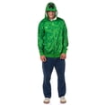 thumbnail image 2 of Minecraft Hoodie Men's Creeper Video Game Zip Up Hooded Costume Sweatshirt, 2 of 5