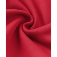 thumbnail image 6 of Yaoqi 6T Little Girl Outfit Set 7T Child Girls Clothes Long Sleeves Color Block Pullover Sweatshirt Top Bowknots Wide Leg Pants 2pcs Clothing Red, 6 of 6