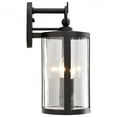 thumbnail image 4 of Nuvo Lighting Broadstone 2 Light Large Wall Lantern Matte Black with Clear Seeded Glass, 4 of 18