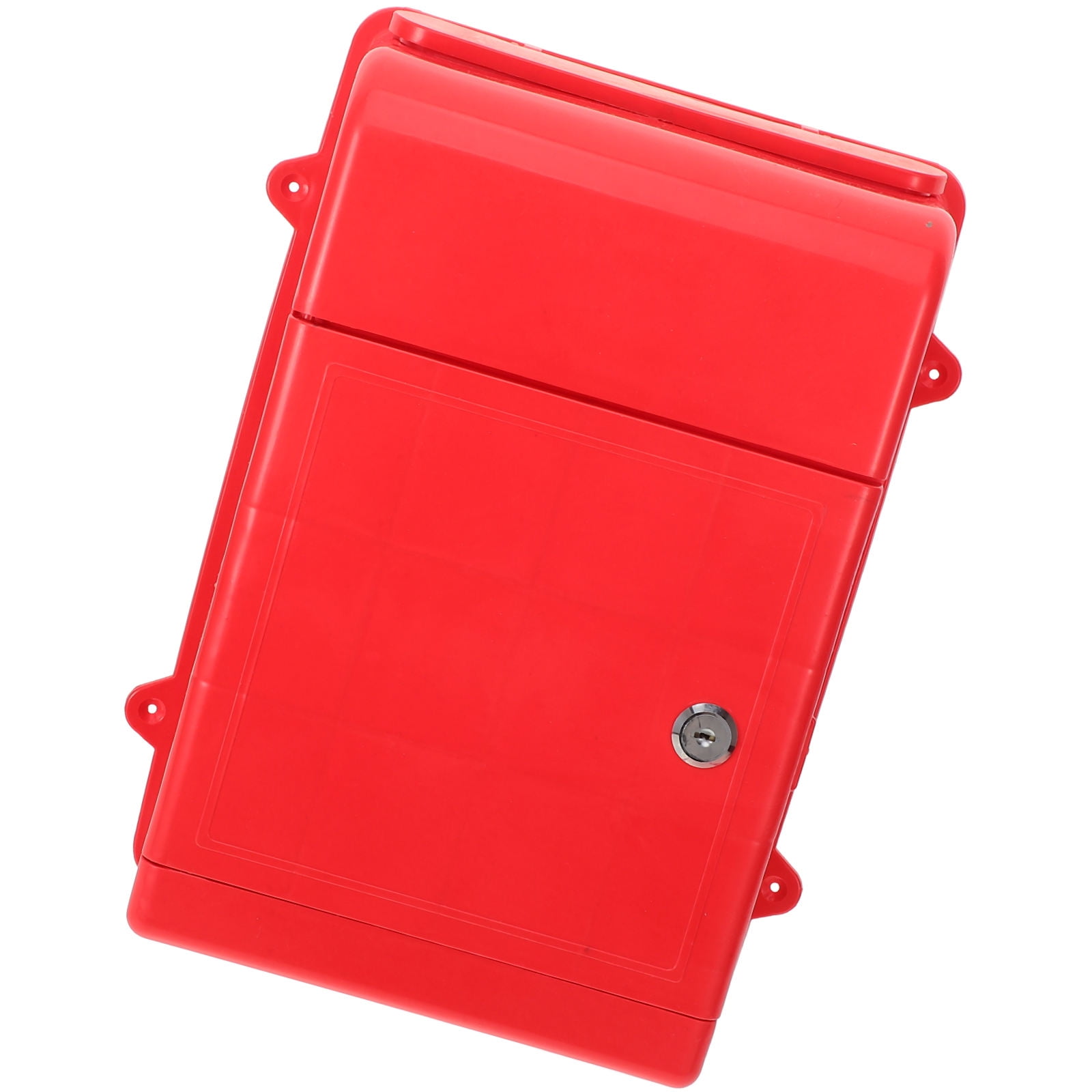 FELTECHELECTR Message Box Mailbox Wall Mount Red Polypropylene 1Pack