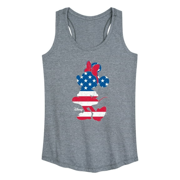 Disney - Americana - Minnie Americana Fill - Women's Racerback Tank Top