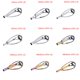 thumbnail image 2 of Exceepand Sliver Free of Tangle Top Tip Guide for Spinning Casting Fishing Rod Building Repair Raibow Eye Line Ring He Qiyong unisex, 2 of 2