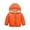 Orange, variant on NOKIO Winter Down Coats For Kids Baby Boys Girls Toddler Kids Baby Outwear Long Sleeve Round Neck Solid Color Jacket Zipper Hooded Windproof Long Sleeve Coats For Girls Or Boys Baby Jacket Snowsuit