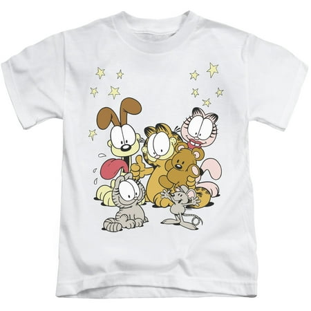 Garfield - Friends Are Best Kids T-Shirt - Kids T-Shirt (Ages 4-7) / 5/6 / (Best Short Haircuts For Boys)