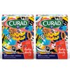 2 Pack - Curad Kendra Dandy Flex-Fabric Adhesive Bandages, Dragonfruit & Bananas - Standard Strip, 30 Ct 1 ea