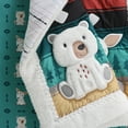 thumbnail image 2 of The Peanutshell Organic Cotton Crib Bedding Set for Baby Boys, Western Woods, 4 Pieces, 2 of 7