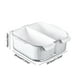 thumbnail image 3 of Pisexur Batería de cocina Cesta de drenaje multifuncional con doble compartimento para lavavajillas, mesa de centro, platos de frutas, cesta de frutas, bandeja para a para la cocina del hogar, 3 of 6