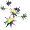 thumbnail image 1 of Advancent 1 Juego de decoraciones colgantes de estrellas, colgante de estrellas simples, suministros para fiestas, adornos navideños, accesorios Kits de decoración para fiestas Vistoso, 1 of 6