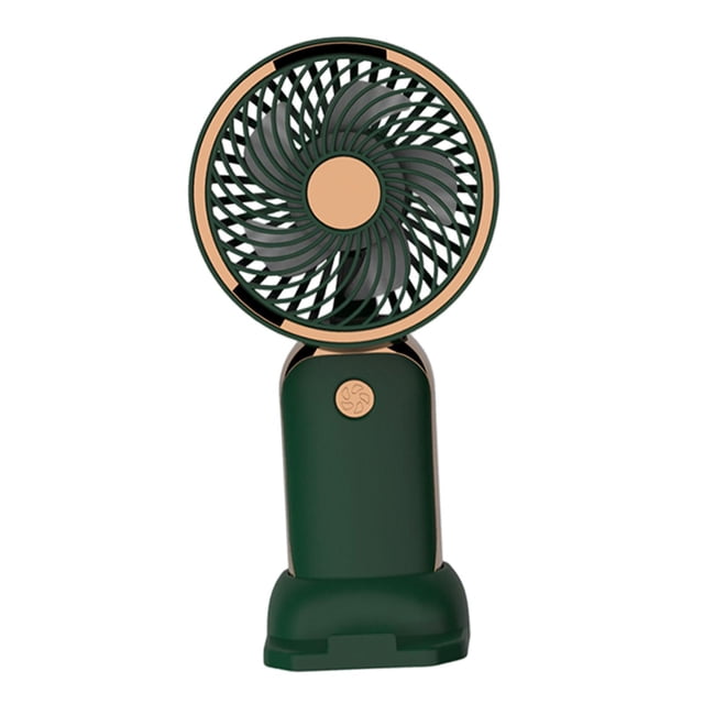 GROWTH TANK Handheld Portable Fan for Camping or Playing Sports Versatile Hand Held Personal green