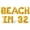 Gold, variant on Letter Balloons - BEACH IM 32 16" Inch Alphabet Letters Foil Mylar Balloon 32nd Birthday Party Banner (Black)