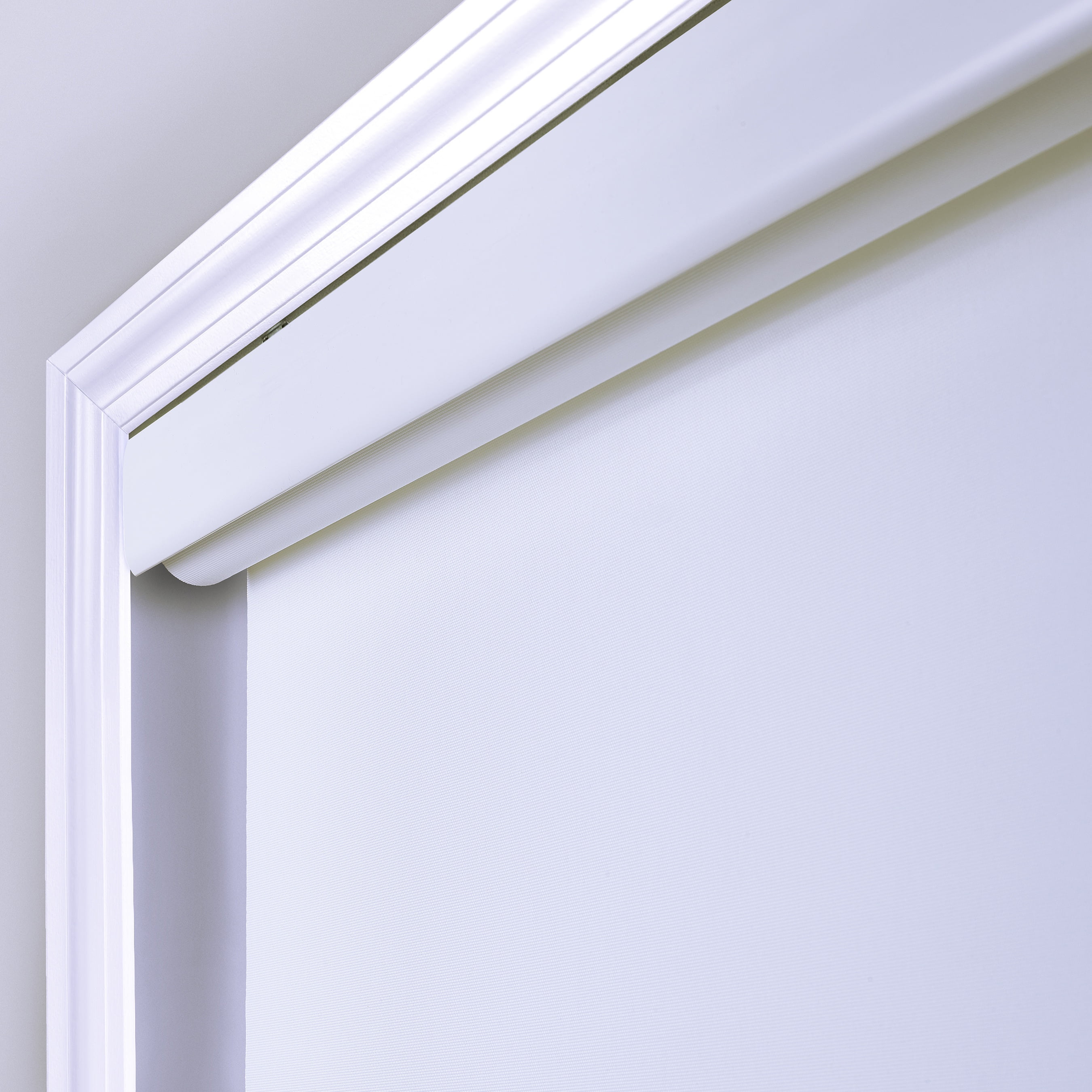 Coverscaped Limited Custom Cordless Light Filtering Roller Shade, Pure White,52.5 x 72