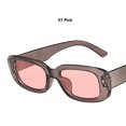 thumbnail image 1 of Gafas de sol rectangulares pequeñas para mujer, gafas de sol cuadradas de diseñador de marca Vintage ovaladas para mujer, gafas de sol para mujer, gafas antideslumbrantes UV400 Dengxun unisex, 1 of 2