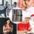 thumbnail image 5 of Leather Notebook with Pen Holder Writing Notepad Includes 100 Pages Lined Journal Dogs and Doghouses, 5 of 6