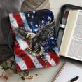 thumbnail image 6 of HELLHERO Eagle Pattern Bible Covers with Zipper Protective Book Holder Organizer for Prayer, PU Leather Bible Church Bags for Christian Prayer, 6 of 13