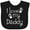 AB-Black, variant on Inktastic I Love My Daddy Fathers Day Boys or Girls Baby Bib