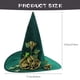 thumbnail image 3 of Sombrero bruja decorativa fiest halloween sombrero bruja de bruja, 3 of 5