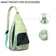 thumbnail image 2 of Waterproof Hiking Cat Sling Backpack for Women – Cute Pet Lover Crossbody Chest Bag with Adjustable Strap, Funny Paw Print Travel Backpack for Outdoor & Everyday Use, 2 of 4