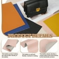 thumbnail image 3 of Uxcell Full Grain Leather Sheet 11.8" x 7.8" Natural Cow Leather Pieces Leather Fabric for DIY Craft Furniture Office Belts Book Covers, Pink 2Pcs, 3 of 6