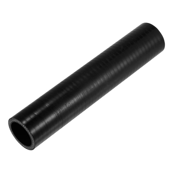 Unique Bargains 1 Pcs 30mm 1.18" ID 200mm 7.87" Length 0 Degree Black Car Silicone Hose Coolant Hose Universal