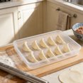 thumbnail image 4 of unbranded 2Ud Transparente Para Dumplings Fácil De Limpiar Y Apto Para Refrigerador Y Microondas, 4 of 7