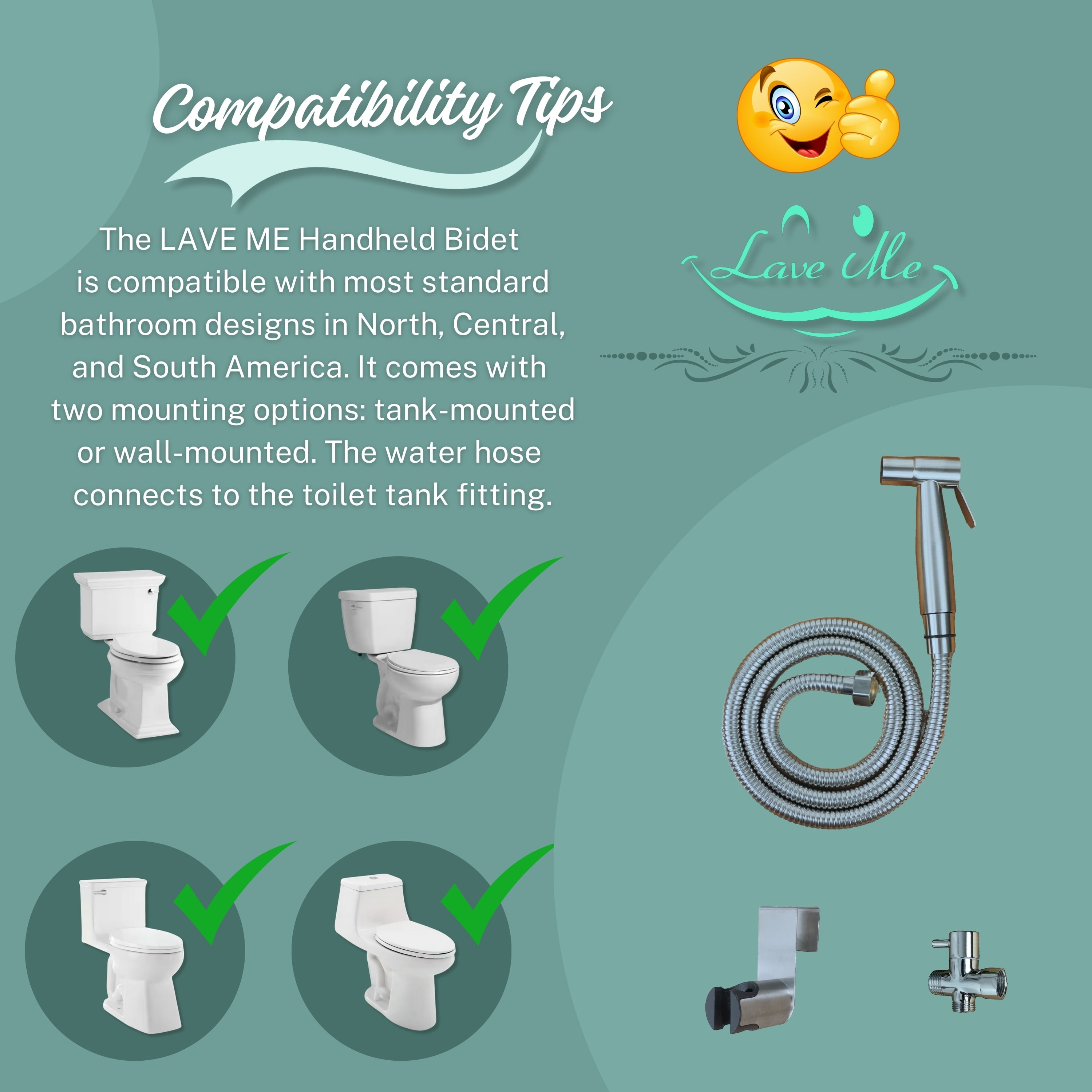 Handheld Bidet Attachment