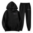 thumbnail image 6 of Men's Tracksuits 2 Piece Oversized Hoodie and Sweatpants Casual Jogging Gym Workout Sweat Suits for Men Athletic Mens Sweatsuit Activewear Black XXXXXL, 6 of 6