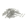 thumbnail image 1 of Unique Bargains M2x25mm Acier Inoxydable Hexagonal Tête Moletée Bouchon Vis Écrou Ensemble 50Pcs, 1 of 1