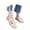 Beige-D, variant on Women‘s Black Animal Print Buckle Mules - Memory Foam Insole - Low Heel - Casual Mule Shoes【Slip On Backless Loafers】【Business Commute Comfort Flats】