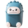 thumbnail image 5 of Desktop Organizer Small Trash Can For Creative Use 9.24x6.09x5.5in Blue Plastic 1Pcs, 5 of 5