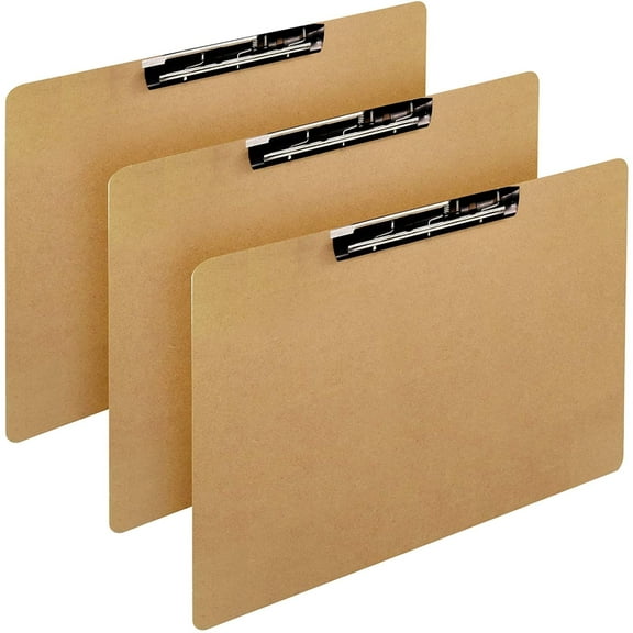 Performore 11x17 Eco Drafting Clipboard | Hardboard | Lever Clip | 3-Pack