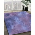 thumbnail image 3 of Ahgly Company Machine Washable Indoor Rectangle Transitional Slate Blue Area Rugs, 2' x 3', 3 of 7